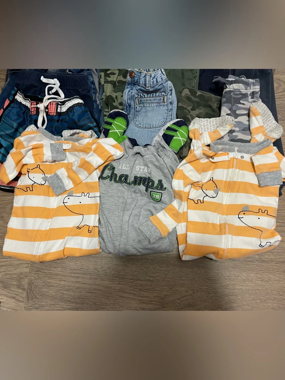 20 Piece Baby Boy Bundle Lot - Size 18-24 months - Pants, Shorts, Sleepers